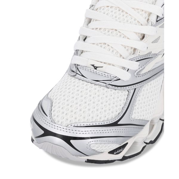 Mizuno Кроссовки Wave Prophecy LS Pristine Silver Unisex Cream Black D1GA251101