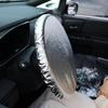 Чехол на руль автомобиля Покрытый алюминиевой фольгой Полиэстер Летний Автомобильная парковка Защита руля от солнца Теплоизоляционная ткань