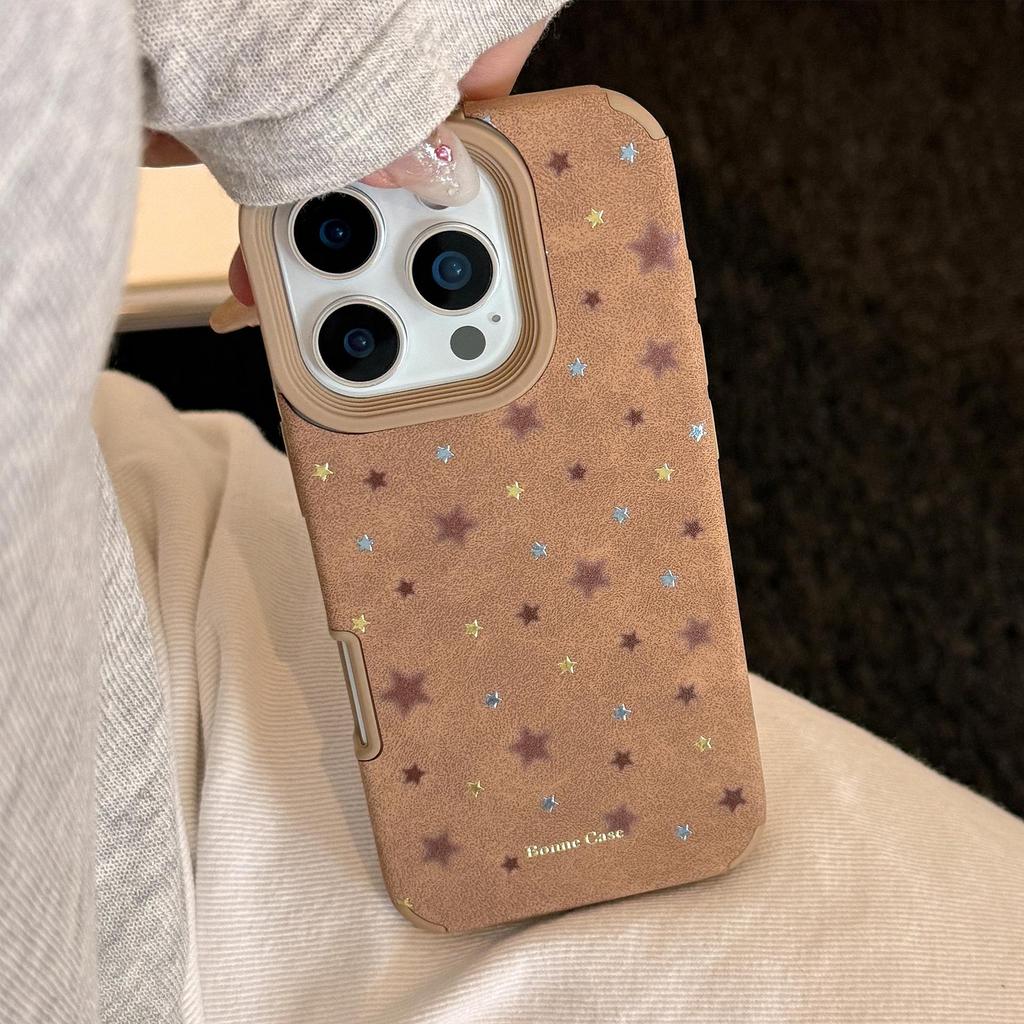 Ретро цветной чехол для мобильного телефона со звездами подходит для iPhone 17 iPhone 17 Pro Max