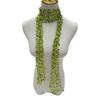 Shiny Belly Dancing Scarf Flower Shape Sparkling Hair Accessory Neck Wrap Sequin Scarf  Women