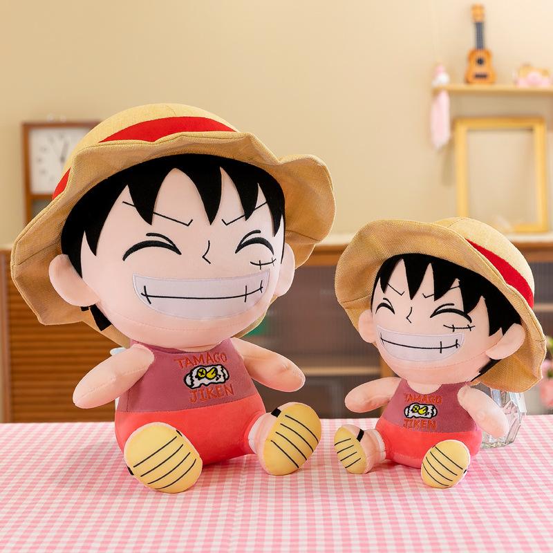 Luffy Doll One Piece Chopper Doll Plush Toy Luffy Doll Large Rag Doll Pillow Birthday Gift