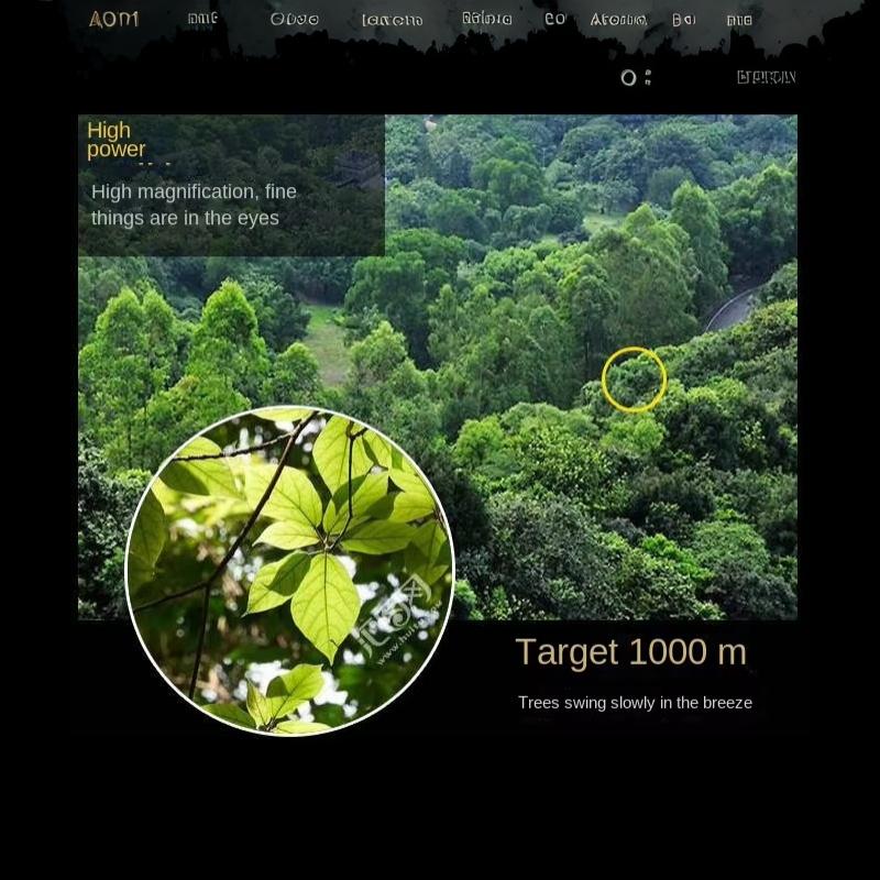 High Power Monocular Telescope BAK4 Prism IPX6 Waterproof Anti-Scratch for Bird Watching Hiking Camping Hunting