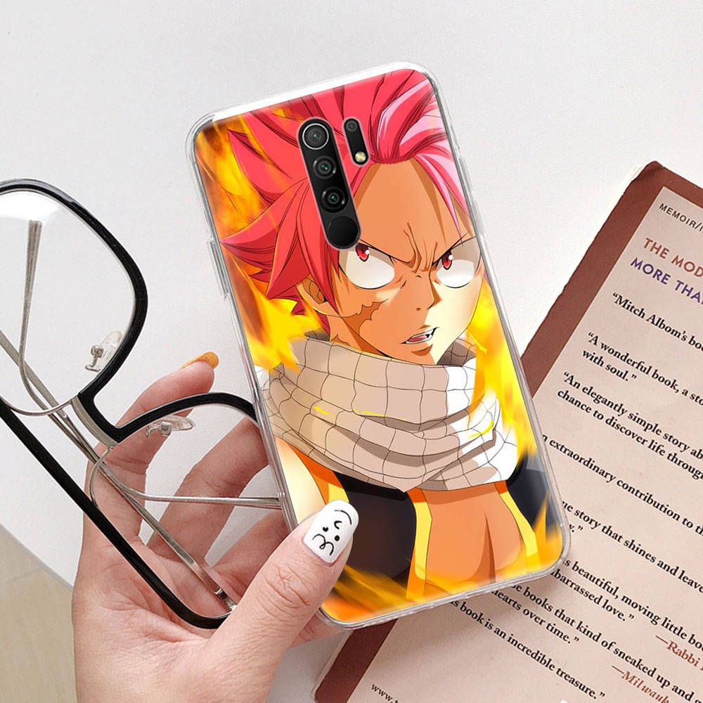 Чехол DT15 Fairy Tail для Samsung A04 A14 A23 A34 A54 M23 M33 M52 M53 Realme 10 9 C30S C35 C55 VIVO Y02S Y21 Y33S Y51 X80 Pro Прозрачная крышка