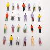 Set of 100 Figures, 1:100 Scale, 15-20mm, for Scenery Collection, Dolls, People, Human Figures, Painted Figures, Model Trains, Dioramas, Building Mode
