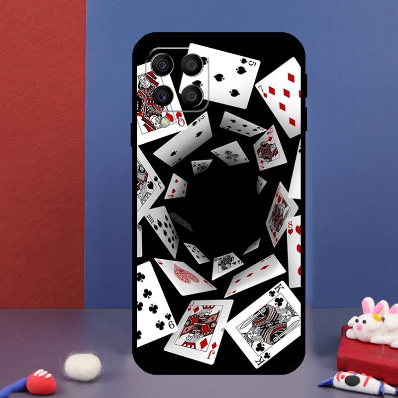 Чехол для телефона Samsung Galaxy M14 M34 M54 M33 M13 M23 M53 M15 M55 M31 M51 M20 M30s M32 M52 с изображением казино Лас-Вегаса и покера