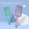 Пластиковая расческа с анти-клитом, розовая/зеленая/фиолетовая/черная расческа для волос, массажная расческа для кожи головы, женская