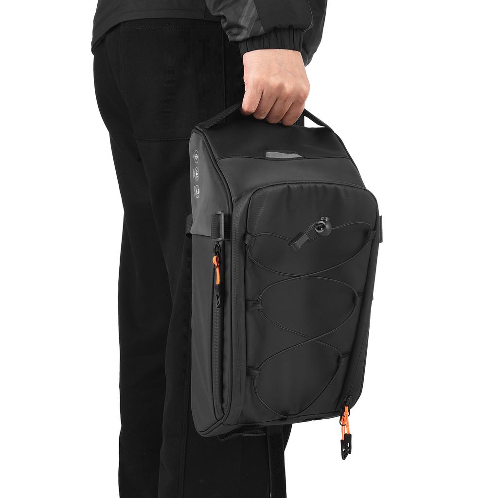 3-in-1 Bicycle Bag Reflective Bike Saddle Bag Waterproof Bike Rear Rack Bag with Shoulder Strap