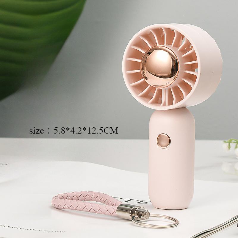 Ручной вентилятор Удобная USB-зарядка Карманный маленький вентилятор Мини-настольный вентилятор