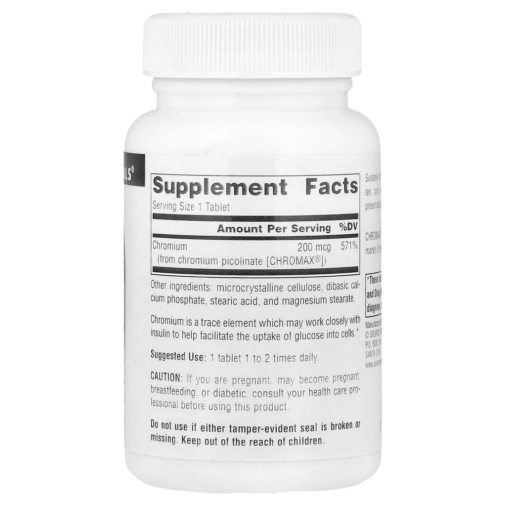 Chromium Picolinate, 200Mcg, 240 Tablets