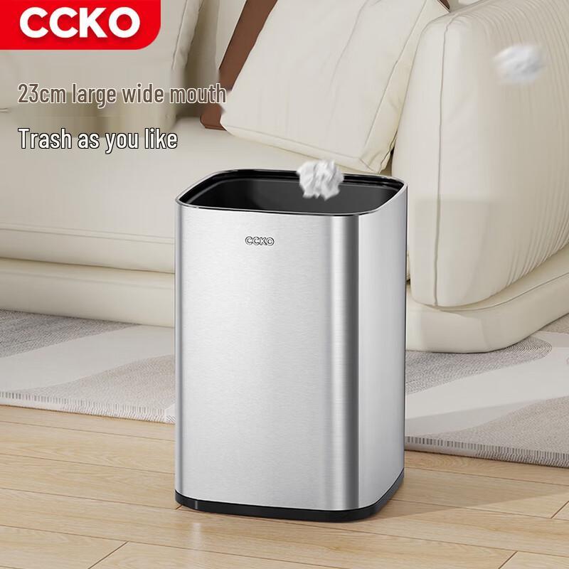 CCKO Open-Top Dual-Compartment Waste Bin