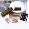 Meetee 2/5 шт. Металлическая пряжка для пальто шириной 30-80 мм, Регулировочная пуговица для одежды, Декоративный крючок для пояса, Фурнитура