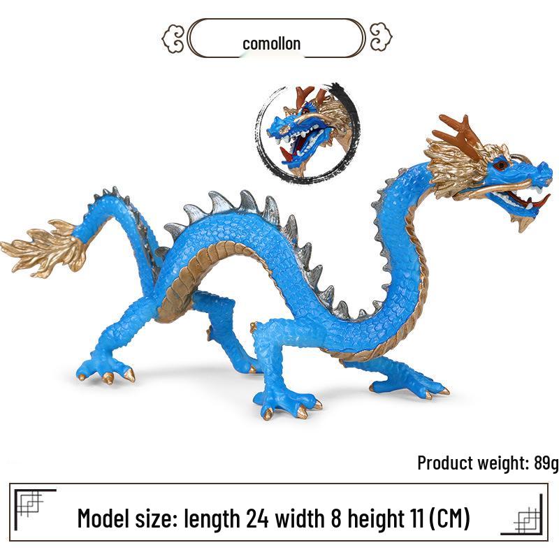 Набор моделей «Радужный Дракон и Мифическое Существо»: Дракон, Лев, Единорог, Белый медведь, Водяной краб