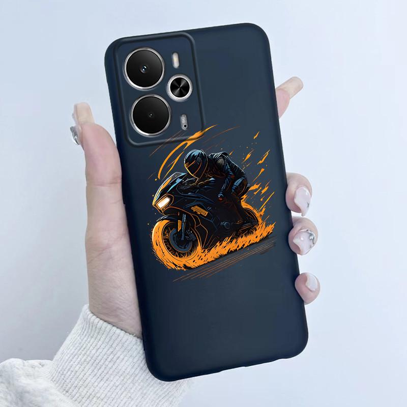 Чехлы Для OPPO Realme 14 14T 5G Чехол Модный Цветок Девушка-Астронавт Дизайн Мягкий Силикон ТПУ Чехол Для Realme14T realme14 Чехол