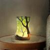 Vintage Table Lamp Forest Tree Silhouette Desk Lamp Atmosphere Light Night Light  Office Desk