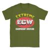 Хлопковая футболка Ecw Hardcore Wrestling для пары, летние винтажные футболки, с круглым вырезом, модная футболка, одежда большого размера с принтом
