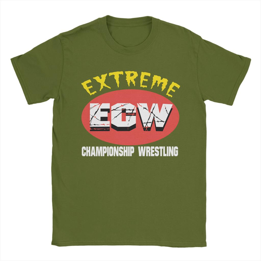 Хлопковая футболка Ecw Hardcore Wrestling для пары, летние винтажные футболки, с круглым вырезом, модная футболка, одежда большого размера с принтом
