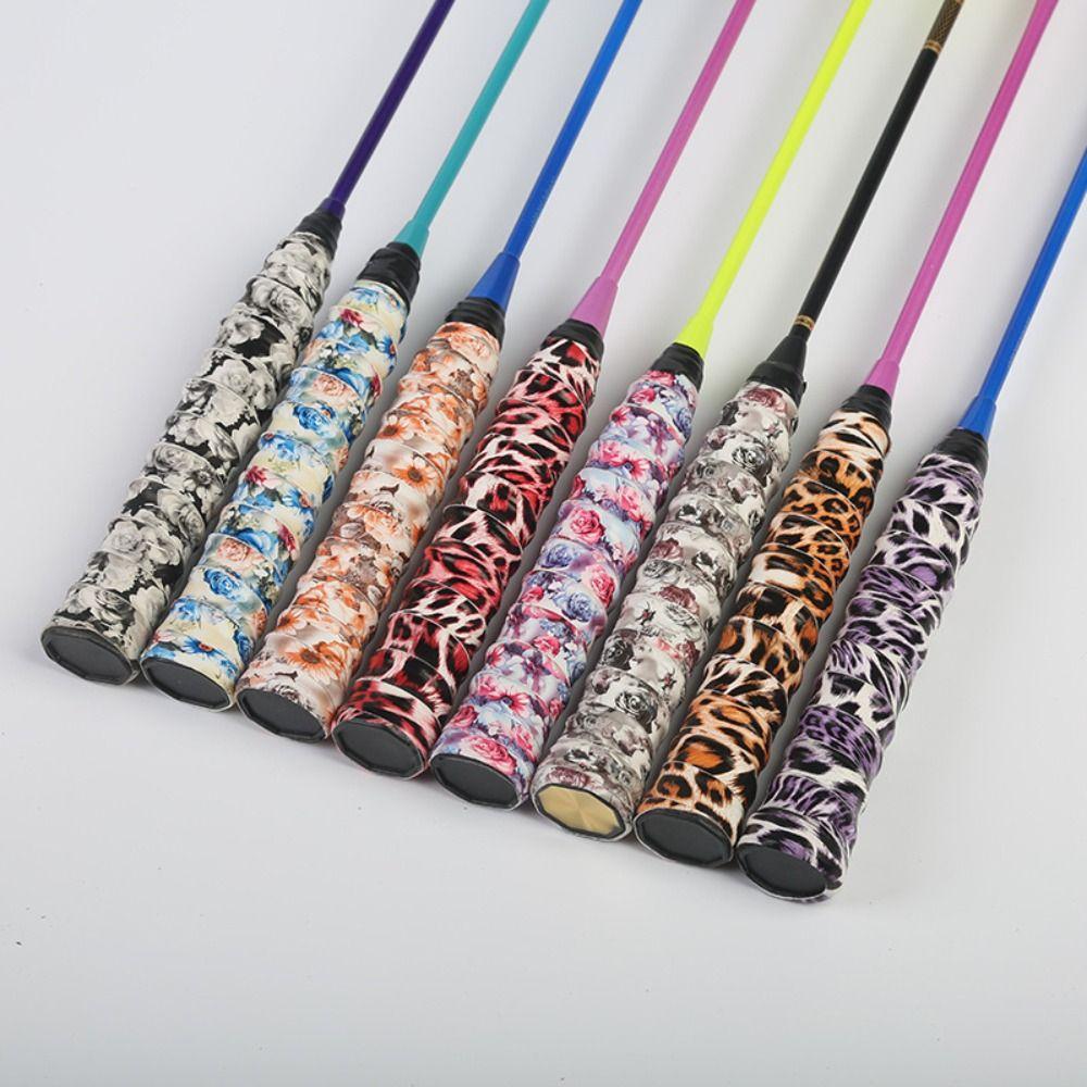 Flower Printing Badminton Racket Overgrips Multi-color Non-Slip Grip Tape Soft Racquet Sweatband