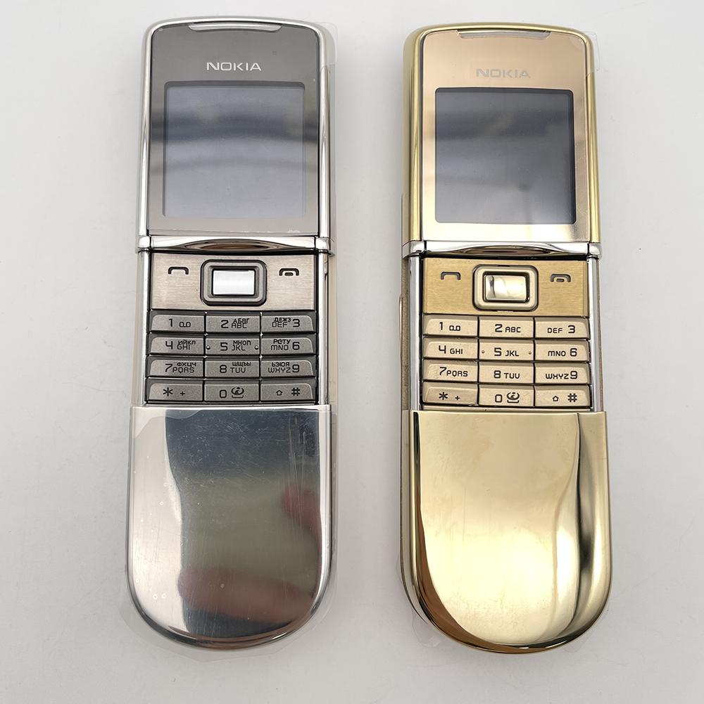 Восстановленный оригинальный мобильный телефон Nokia 8800 Sirocco с 1 SIM
