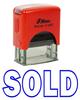 SOLD Self Inking Rubber Stamp Office Stationary Custom Shiny Stamp