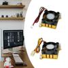 Золотой алюминиевый радиатор DC5V 12V 40мм 40x40x10мм вентилятор для эффективных устройств охлаждения чипсета северного моста