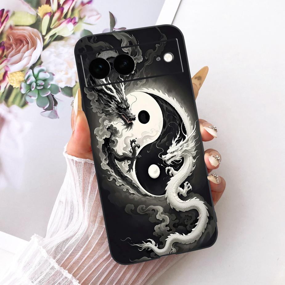Чехол для Google Pixel 7 Pro Крутой Дракон Модный Расписной Чехол Мягкий ТПУ Чехол для Телефона Для Google Pixel 7A Pixel7 Pro Задняя Крышка Сумки
