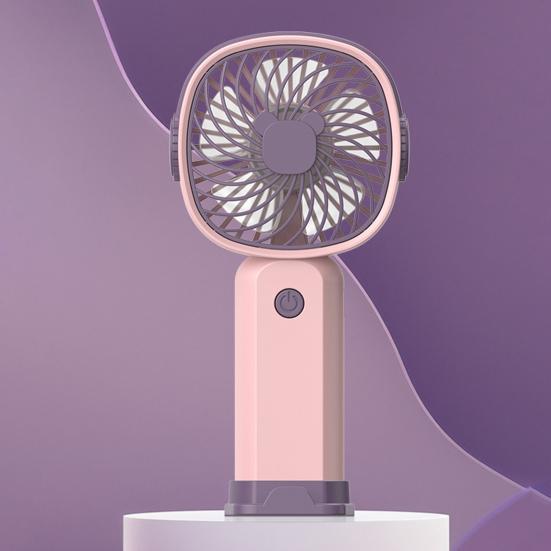 Handheld Fan with 3 Adjustable Speeds Strong Airflow Low Noise Compact Design Portable Table Fan Personal Air Cooler