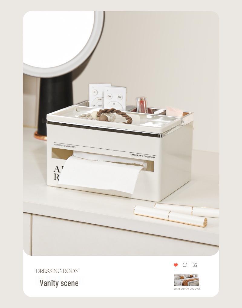 Роскошная многофункциональная коробка для салфеток для гостиной и кухни - Стильное решение для хранения