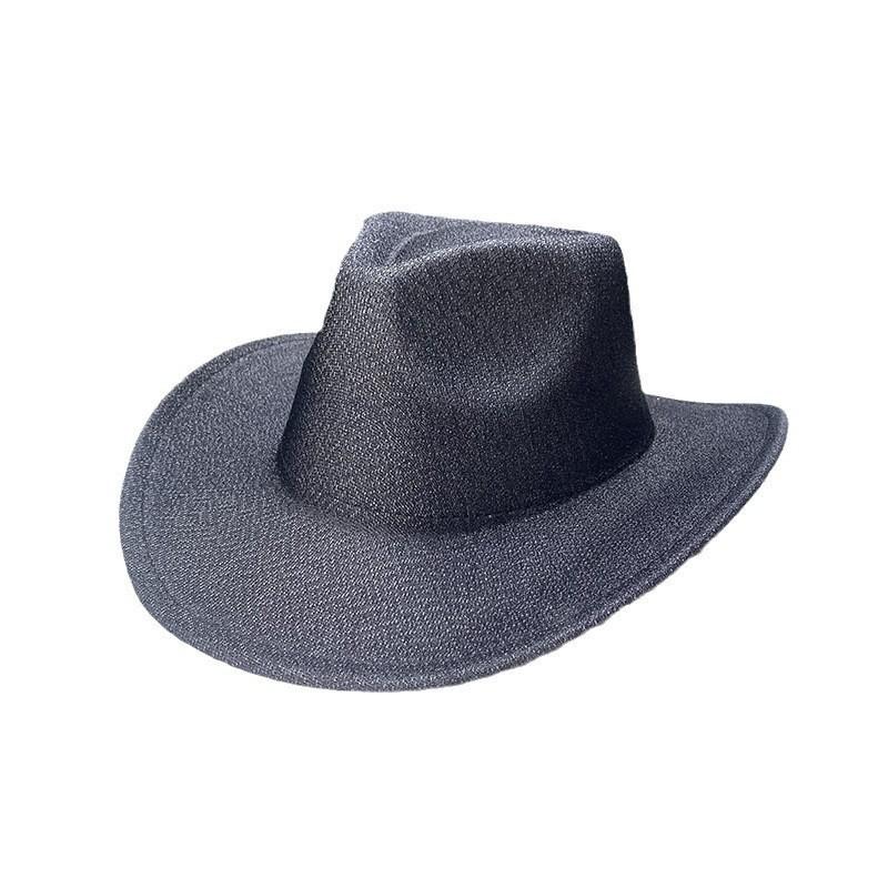 New Western Cowboy Hat Hot Sale Glitter Jazz Hat Men's and Women's Halloween Party Stage Hat