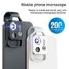 1 шт/2 шт Nano Zoom 200x для iPhone Mini карманный микроскоп камера насадки для Android