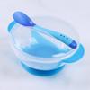 Temperature-Sensitive Non-Slip Baby Suction Bowl with Training Spoon
