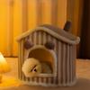 Зимняя собачья будка, теплая собачья будка, съемная и моющаяся, всесезонный универсальный кошачий домик, товары для маленьких собак, плюшевые игрушки