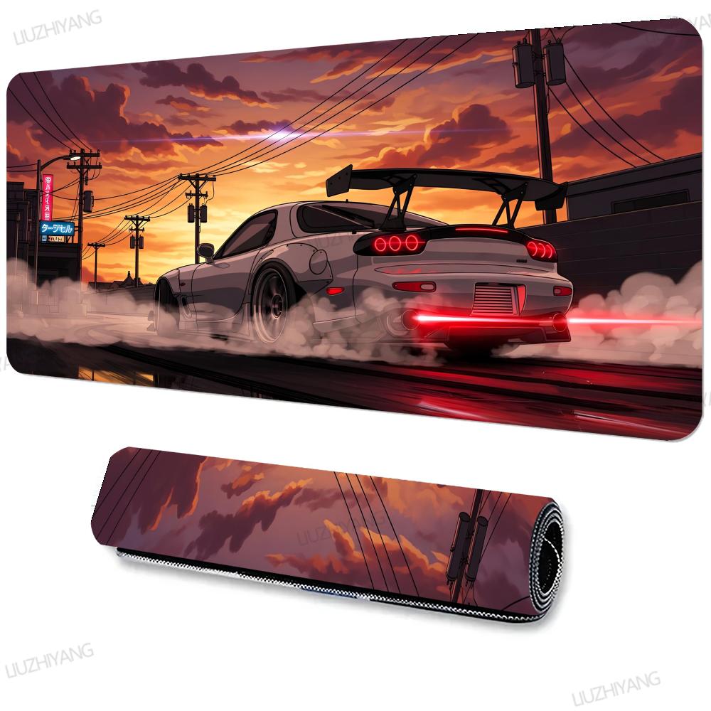 Cool Car Design Mouse Pad Large Computer Office Game Table Mats XXL Rubber Anti-slip PC Gaming Keyboard Mousepads Long Desk Pads