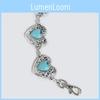 Metal Waist Women Chain With Heart Shaped Turquoise For Chic Accessories Winter