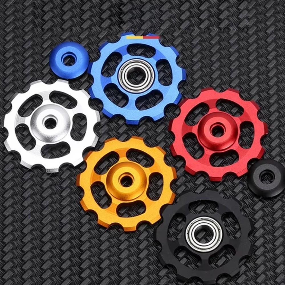 Sealed Bearing Rear Derailleur Pulley CNC Anodized Bicycle Guide Roller for 2pcs Road Bike