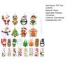 24Pcs DIY Christmas Tree Craft Kit for Kids Art Making Craft with Stickers Make Your Own Christmas Bookmark Xmas Party Favors for Game Activities