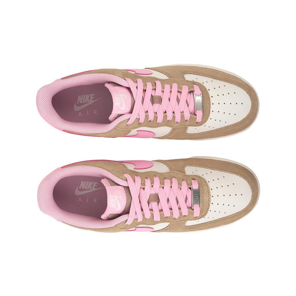 Nike Мужские кроссовки Air Force 1 07 LV8 Hemp Pink Бежевый Фантомный Средне-Мягко-Розовый FQ8714-202