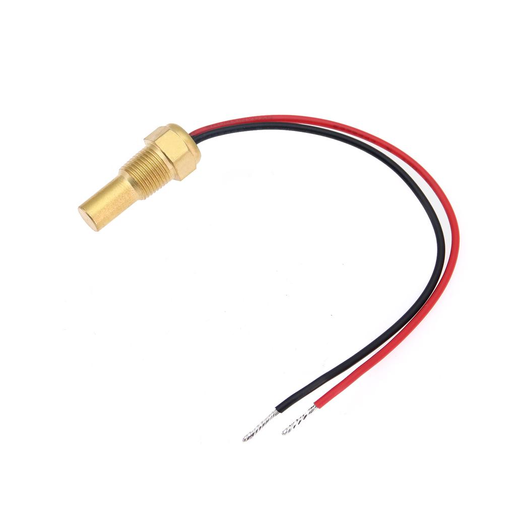 Water Temperature Sensor 12V 24V Car Truck Sensor 50K Head Plug 10MM 1/8 NPT Water Temp Sensor WIth Red And Black Lines