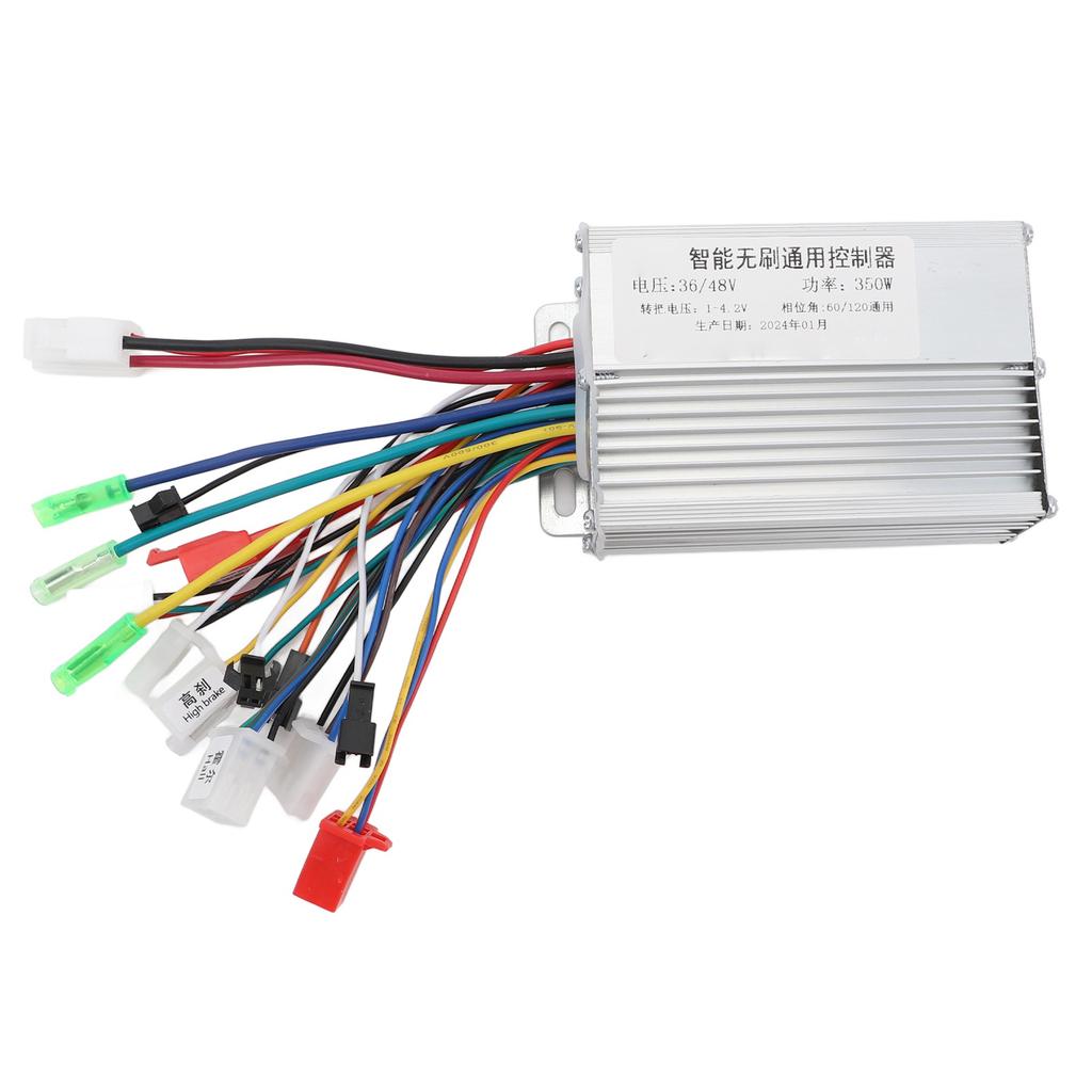 36 В 48 В 350 Вт Бесколлекторный контроллер Алюминиевый сплав Водонепроницаемый Контроллер бесколлекторного двигателя для электрического