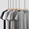 Men's Business Lapel POLO Shirt Men's Ice Silk Quick-drying Short-sleeved Men's Thin Breathable Casual Half-sleeve