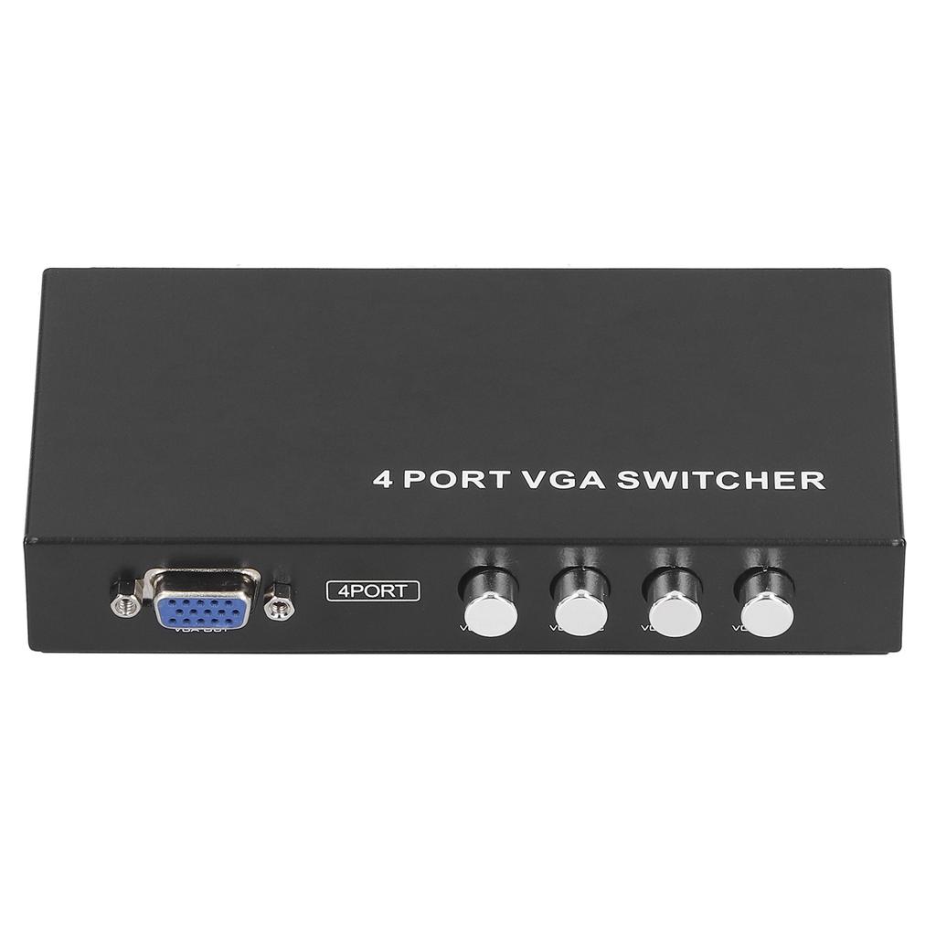 4-портовый коммутатор VGA, SVGA-монитор, коммутатор 4-в-1-выход для ЖК-монитора ПК и телевизора