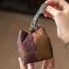 Interwoven Teapot Cloth Pouch Retro Silk Brocade Handbag Lucky Bag Tea Cup Storage Bag Men