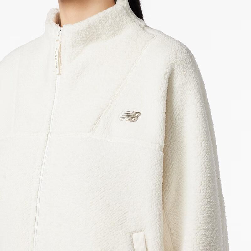 (WMNS) New Balance Casual Full-Zip Jacket Asia Sizing 'White' Women's MDD48132-IV