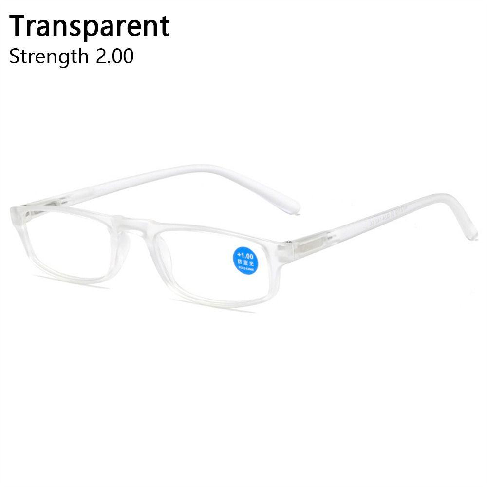 Ultralight Transparent Anti Blue-Ray Eyeglasses Presbyopia Eyewear Reading Glasses
