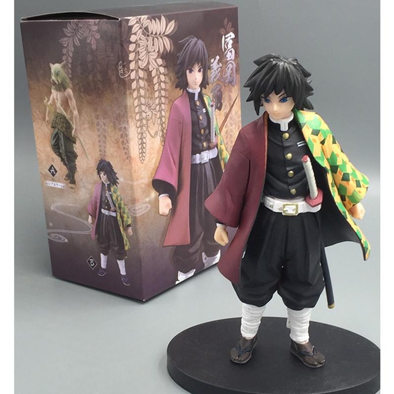Убийца демонов Nezuko Tanjirou Zenitsu Inosuke Tengen Sanemi Muichirou Mitsuri Obanai Muzan Akaza Figure Коллекционная модель игрушки