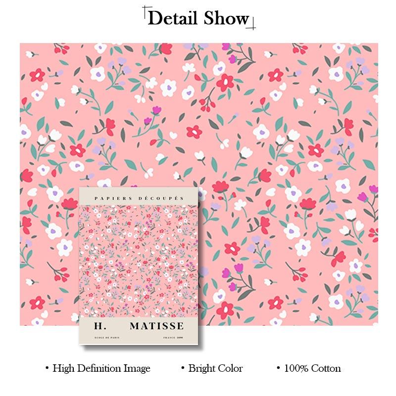 Abstract Flower Market Art Canvas Poster Aesthetic Matisse Painting Retro Floral Print Nordic Wall Picture for Living Room Decor