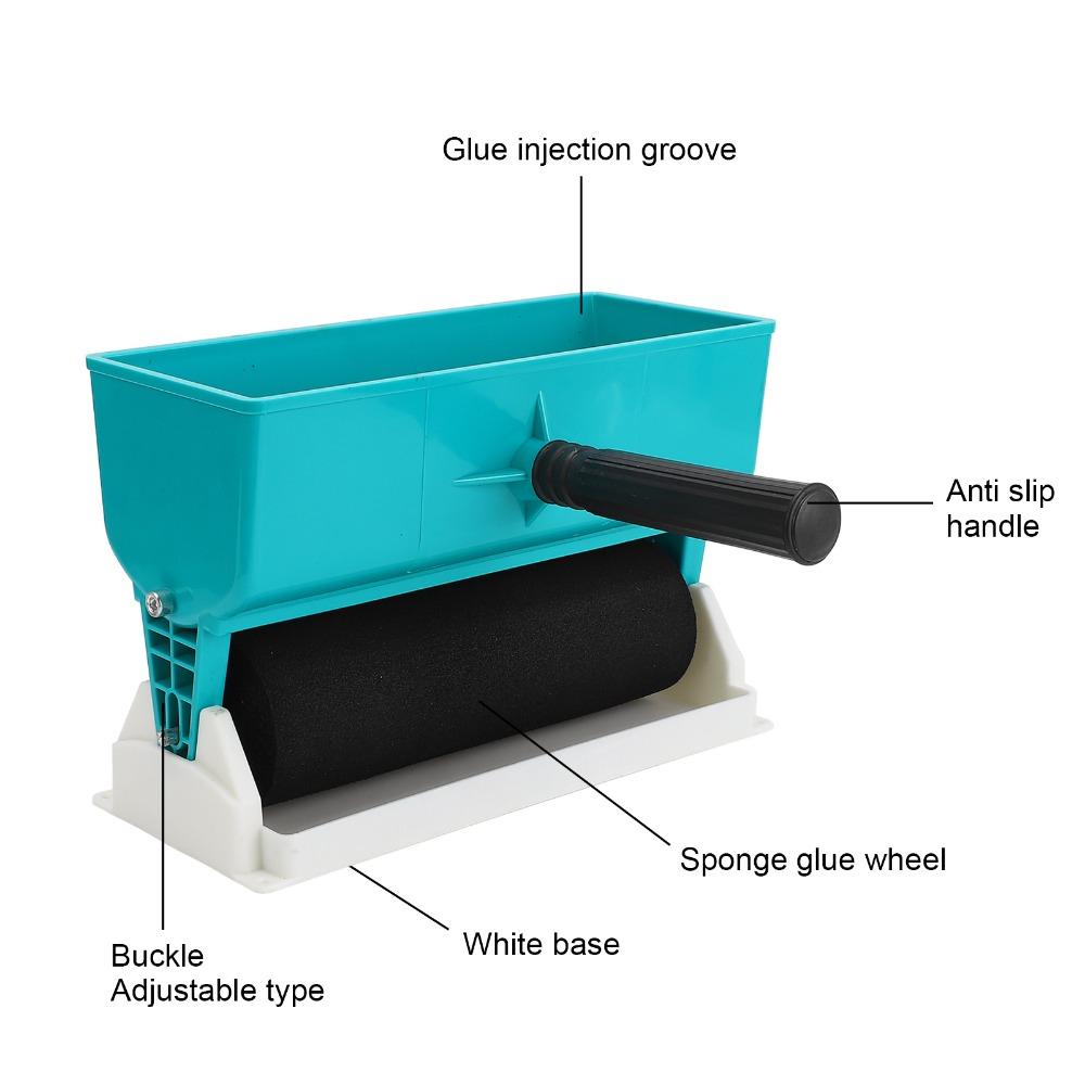 Handheld Manual Glue Roller Applicator 9 Inch Glue Dispenser  Construction
