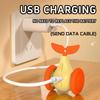 USB-зарядка Интерактивная игрушка-кит для кошек Бегающая машинка Пластиковая игрушка-дразнилка для кошек Интерактивный автоматический катящийся мяч