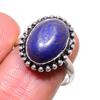 Lapis Lazuli Handmade 925 Sterling Silver Jewelry Ring Size 7.5 F5r31