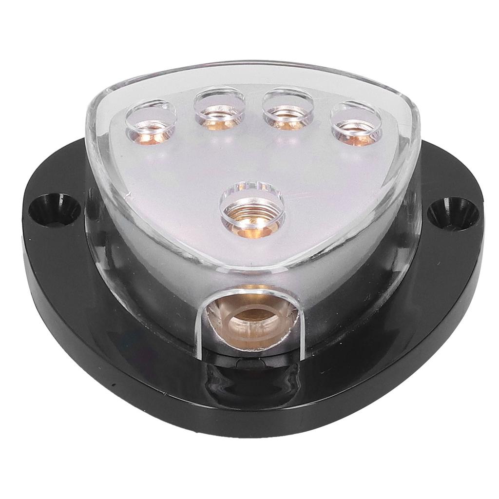 Power Fuse Distribution Block Holder 1 In 4 Way Out 0 4 AWG To 4 8 AWG for Cars Trucks Boats