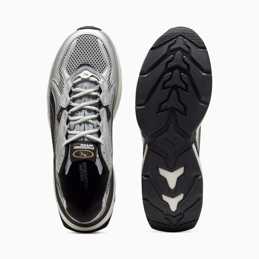 Puma FADE NITRO LS men's sports shoes silver 40620304 r 42